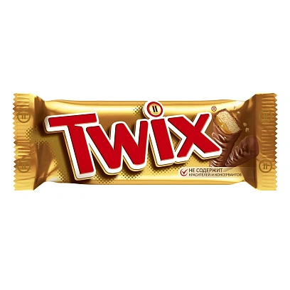 Шоколадный батончик Twix 55 г, 409454