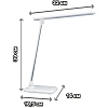Светильник Lucia L535 Modelist LED на подставке белый