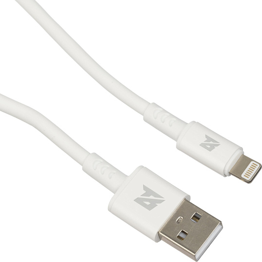 Кабель 2,4A, 1м, USB - Lightning, TPE, силикон, белый BT-JCBL-005/U28