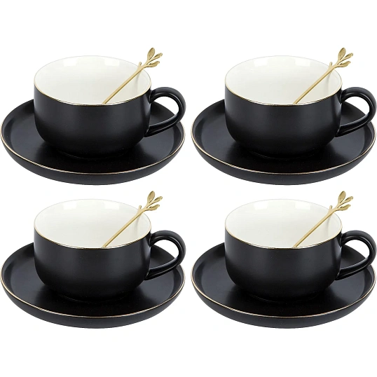 Набор чайный 8пр. с ложками Royal line. Night арт.1930021