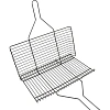 Решетка-гриль для стейков. ДхШхВ: 62х38х3 см, 279
