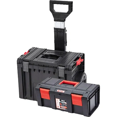 Ящик для инструментов на колесах QS PRO CART+ящик QR-Box 13 (промо набор)