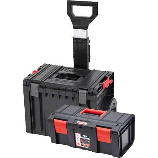Ящик для инструментов на колесах QS PRO CART+ящик QR-Box 13 (промо набор)