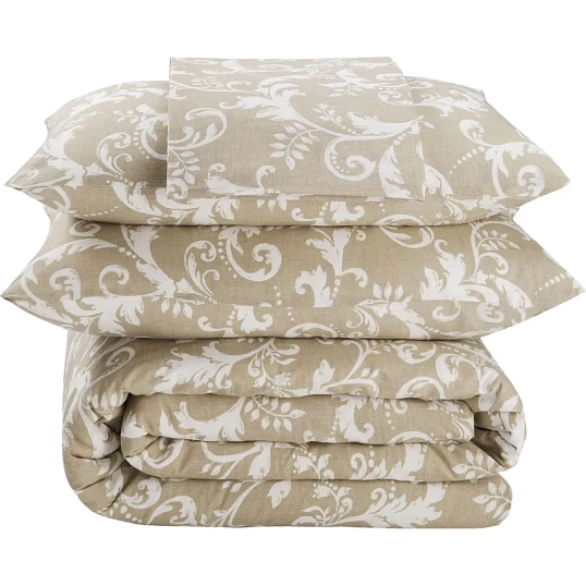 Постельное белье 1,5сп  Бязь (нав.50х70-2шт),Vintage