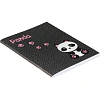 Тетрадь общая А5 96л Panda,клет,скреп., ВД-лак