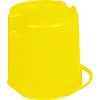 Ведро FBK 9л желтое, армир. пластик противоударный, круглое, 80102-4