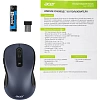 Мышь компьютерная Acer OMR306 черный/серый оптичес. 1600dpi/6but WLS USB