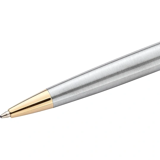 Ручка шариковая WATERMAN HEMISPHERE S0920370 сталь с позол лин сред чер син
