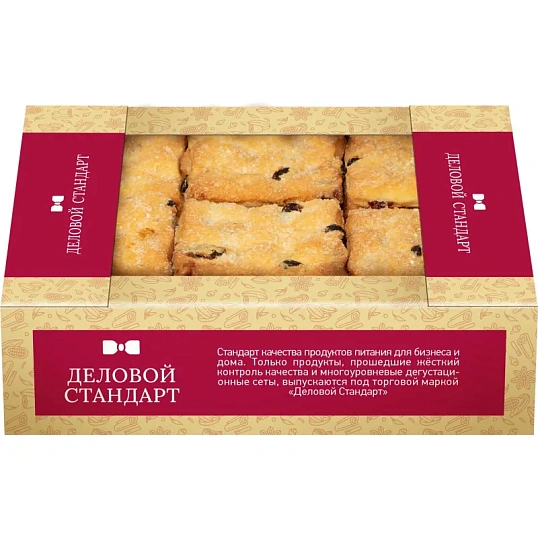 Печенье сдобное Деловой Стандарт с изюмом, 500г