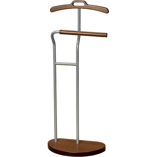 Вешалка ME_костюмная D10 металлик/орех