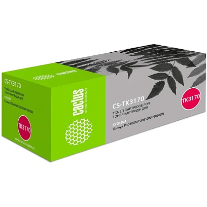 Картридж лазерный Cactus CS-TK3170 TK-3170 чер. для Kyocera P3050dn/P3055dn