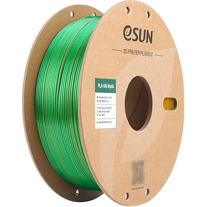 Пластик eSun нить ePLA-Silk Mystic,1.75mm,Gold Green Purple,1кг