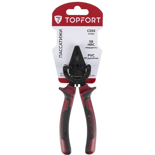 Пассатижи 160мм/6 Topfort Basic
