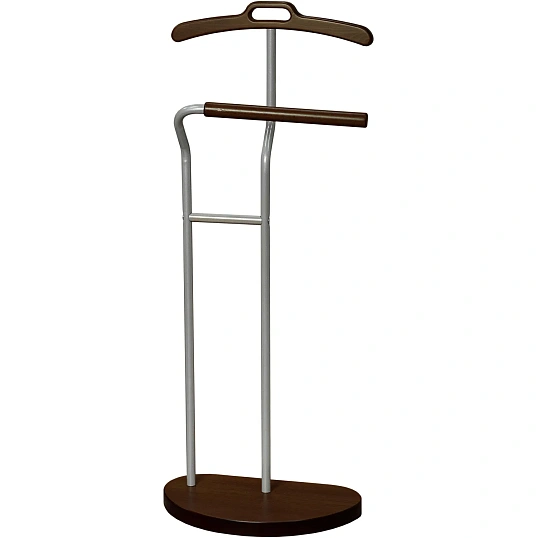 Вешалка ME_костюмная D10 металлик/орех