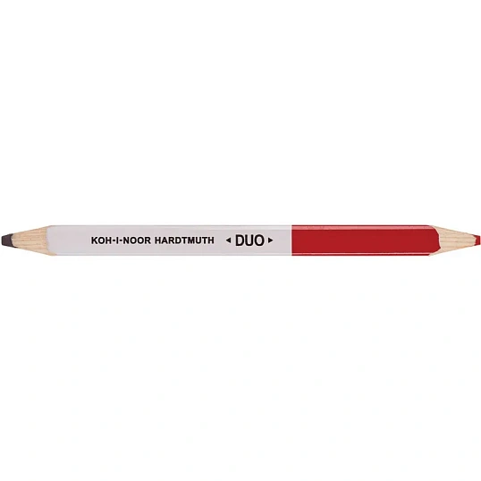 Карандаш чернографитный столярный двойной KOH-I-NOOR duo 1536 KIN 2шт/бл Че