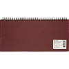 Планинг датированный 2026, бордо, 303х150 мм, 120стр, АТТАСНЕ Agenda