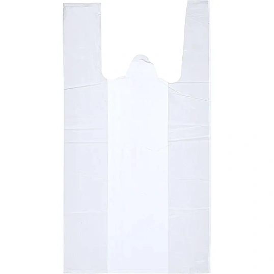 Пакет-майка ПНД 24+12х44 10мкм 85 шт./уп. Белая Эконом