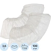 Бахилы 3,6 г, 1рез, белый, 13 мкм, Комус, 50пар/уп