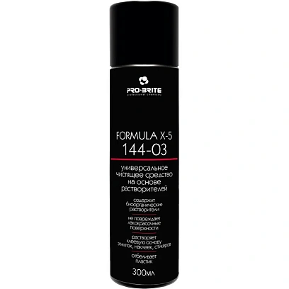 Профхим спец пятновыв-растворит слож.загрязн Pro-Brit/FORMULA X-5,0,3л_аэр