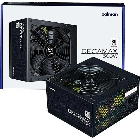 Блок питания Zalman ZM500-LX3, 500W, APFC, 12cm Fan, 80