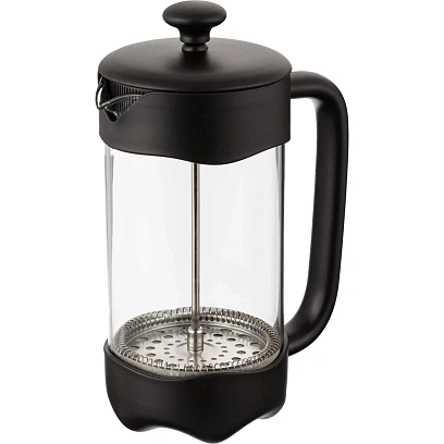 Френч-пресс 1000мл Каската боросил.стекло, пластик ручка (B094)