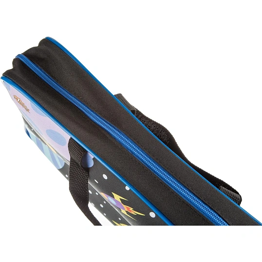 Папка для тетрадей Комус Класс Space time А4 мол с ручк,ткань,75мм,ПМД-4-20