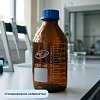 Банка 1000мл ТС с винтовой пластиковой крышкой (темное стекло) Apexlab