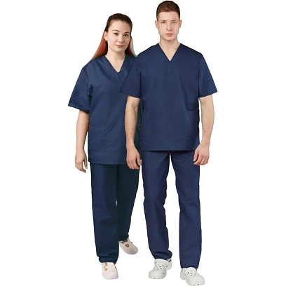 Костюм хирурга универс./м05-КБР т.синий  (р.60-62) р.158-164