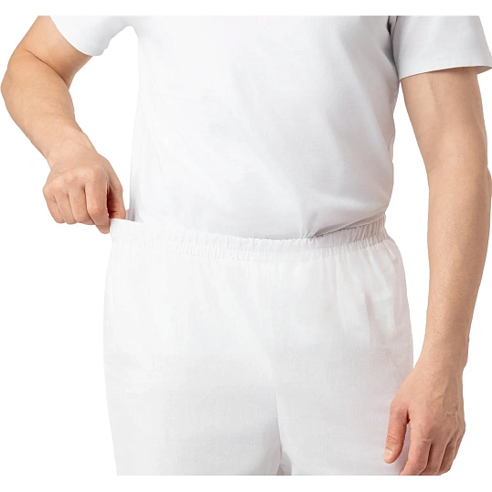 Костюм универсальный (куртка, бр) у05 КР без кармана бел 104-108/170-176