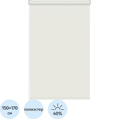 Рулонная штора Комус Мебель Sky W2237 V5, 150х170 бежевый