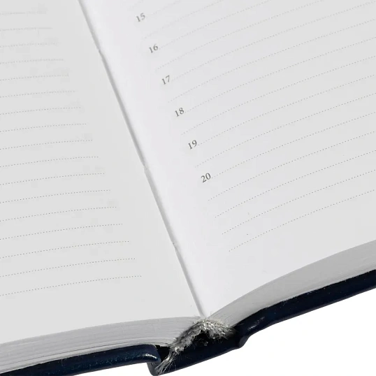 Ежедневник недатированный синий, А6,100x150, 320стр, Agenda