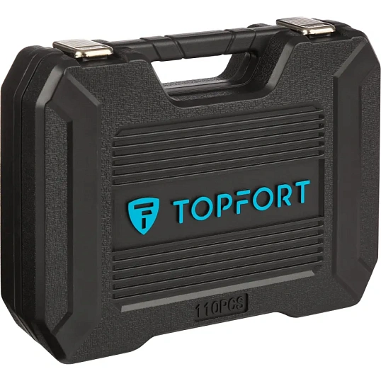 Набор инструмента TOPFORT 110 предметов 1/4 и 1/2