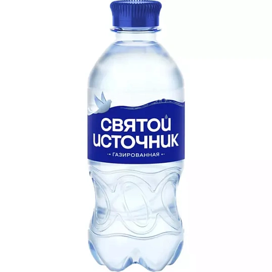 Вода питьевая Святой Источник ПЭТ 0,33л газ 1883466