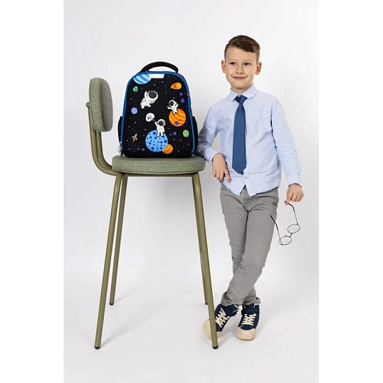 Ранец Basic Space time, 2 отд., эргоном. спинка