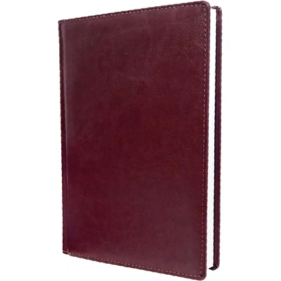Ежедневник недатированный бордо,А5, 148x218, 352стр, Agenda