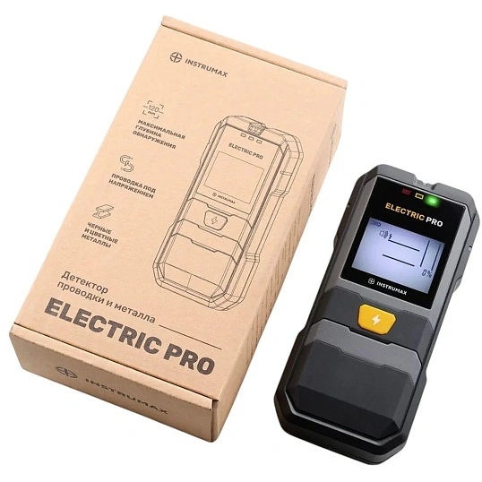 Детектор скрытой проводки профессиональный INSTRUMAX ELECTRIC PRO