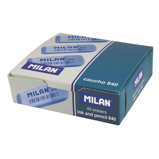 Ластик каучуковый Milan 840 комбинир. для стирания чернил и графита