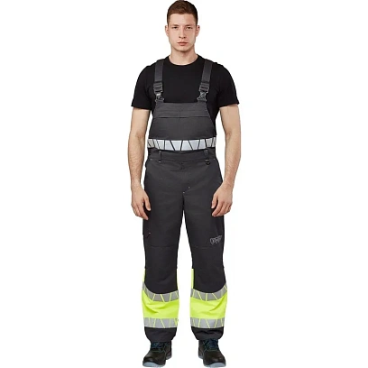 Полукомбинезон летний мужской Равелин лим./графит (р.60-62) 170-176