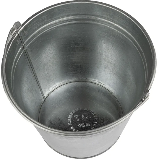 Ведро оцинкованное 15 литров