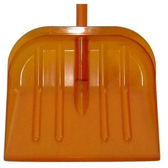 Лопата для уборки снега БАРСКАЯ 46x40 см пласт/ковш алюм/черен V-ручка 5460