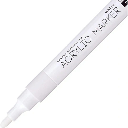 Маркер акриловый Sketch&Art белый 22-0132