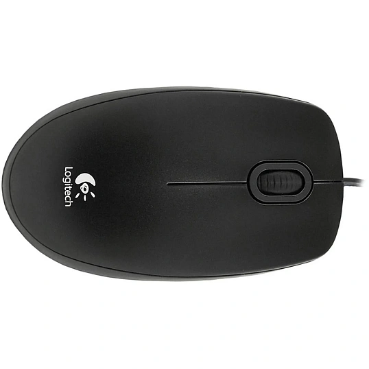 Мышь компьютерная Logitech B100 Optical Mouse USB (910-003357)