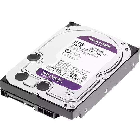 Жесткий диск WD Purple 6TB 3.5 SATA  (WD64PURZ)