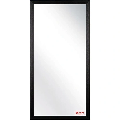 Зеркало МГЛ_настенное Комус Мебель НБ72 (600x1200) багет ПЛС черный
