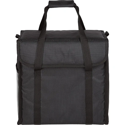 Термосумка для обедов ткань черная 35х25х35 (31л)