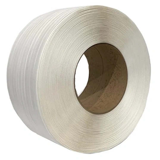 Стреппинг лента Полипропиленовая 12мм х 0,5 (500 м.) Белая 105 кгс