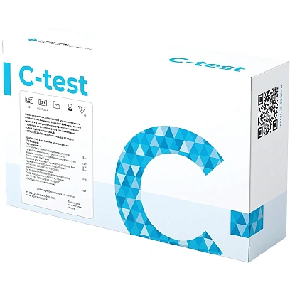 Тест Экспресс на антиген 2в1, Covid-19+грипп А/В, C-test, 25шт/уп