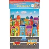 Мозаика самокл. сияющая из мягк. пласт. А3 Яркий город С2258-25