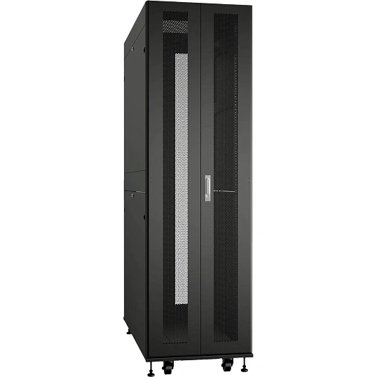 Шкаф напольный 19, 42U Cabeus ND-SC-42U60/120-BK 600x1200mm передн и задн