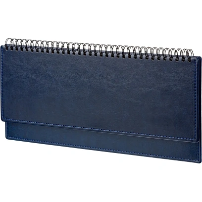 Планинг недатированный , синий, 303х150 мм,  120стр, Agenda